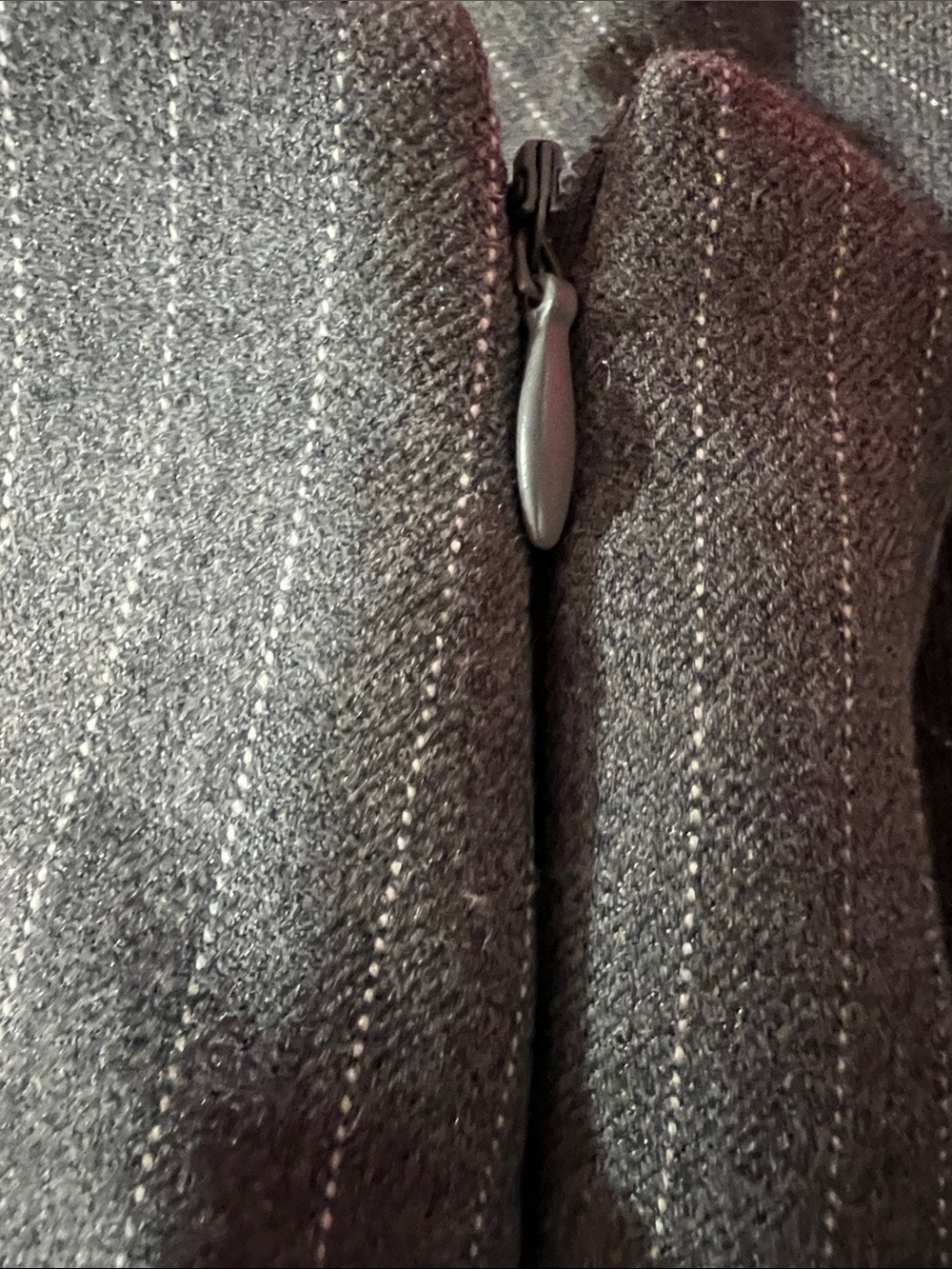 Zara Gray Strapless Pinstripe Mini Dress NWT - Picture 8 of 10